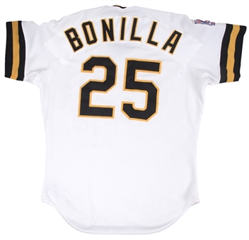 1989 Bobby Bonilla Game Used Pittsburgh Pirates Home Uniform: Jersey & Pants (Sports Investors Authentication)